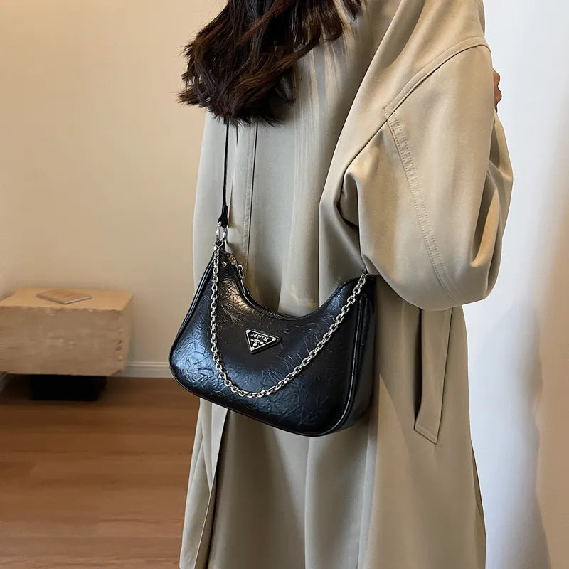 Black Chain Crossbody Bag for Women | KAIROS